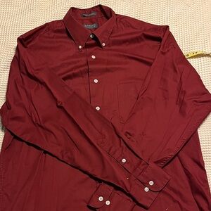 Arrow Men's Burgundy Dress Shirt